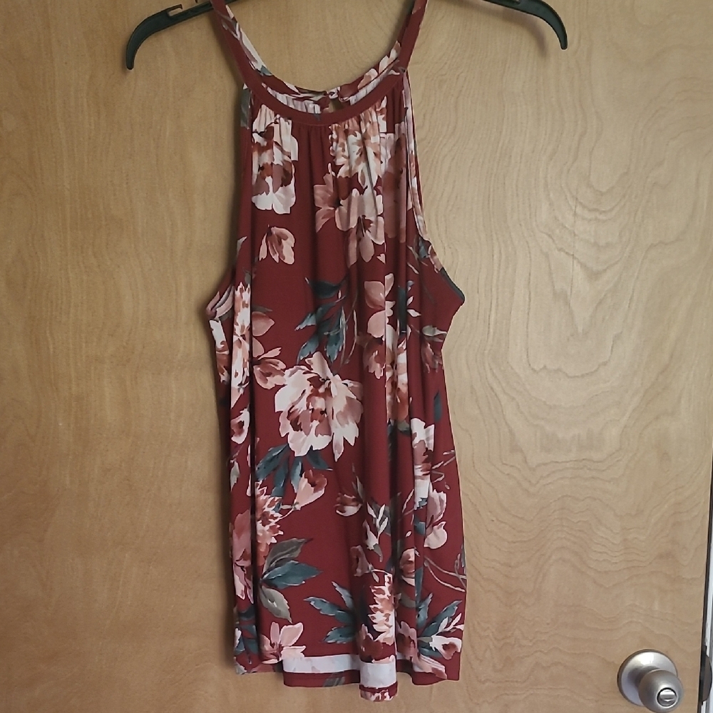 Floral Sleeveless Top